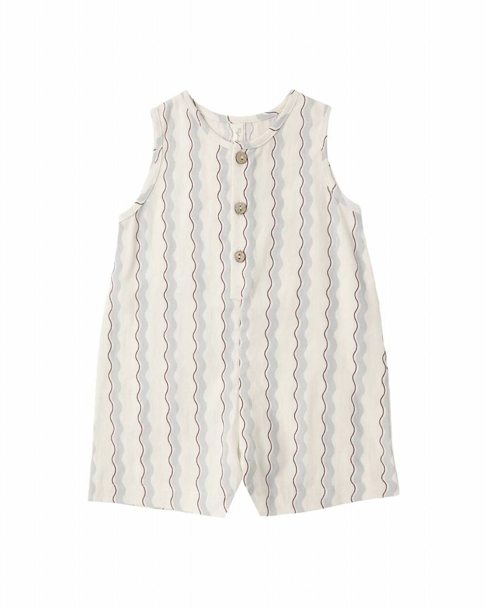 NEW RYLEE + CRU kid's mavrick romper in wave stripe